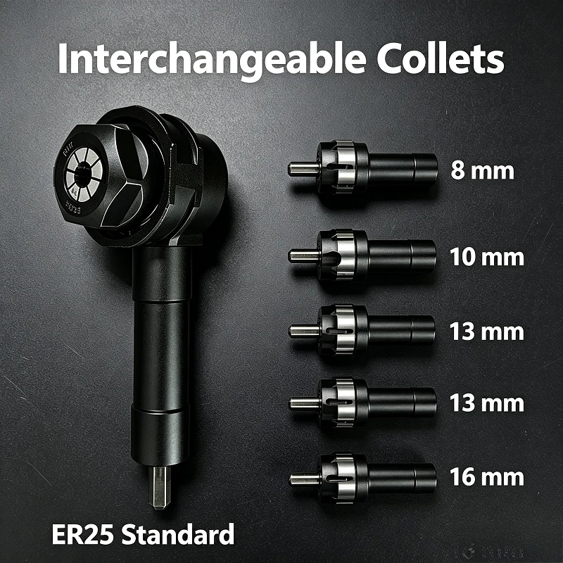 Short Distance Right Angle Drive Attachment High Torque 90 Degree Corner Tool For Electric Wrench And Drill Work