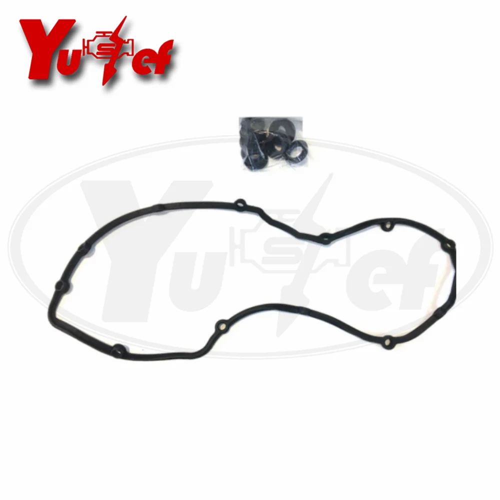 Left & Right Valve Cover Gasket Kit For Bentley Continental Volkswagen Phaeton Audi A8 S8 07C103484C 07C103483C