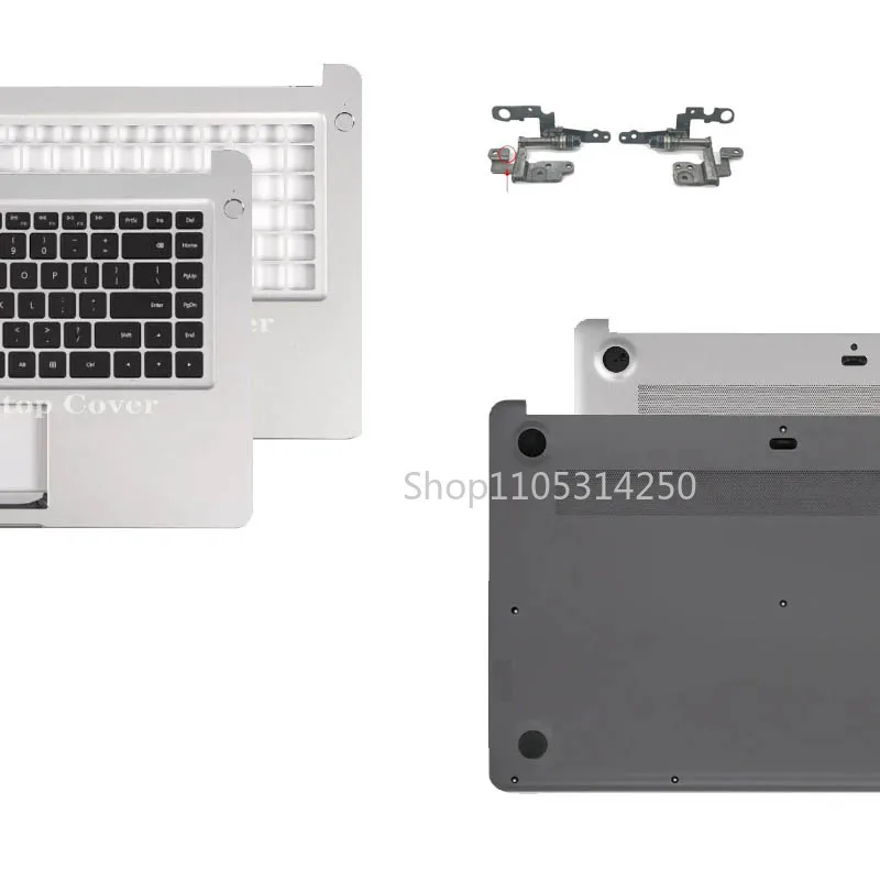 plastic NEW For MateBook D MRC-W50 MRC-W60 MRC-W10 PL-W19 Laptop Palmrest Bottom Case Hinges 15.6