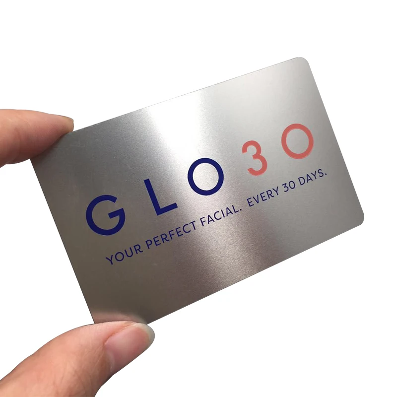 10 0.pieces.CustomLaser Engraved Contact Call Sublimation QR code Stainless Steel Metal Business Cards