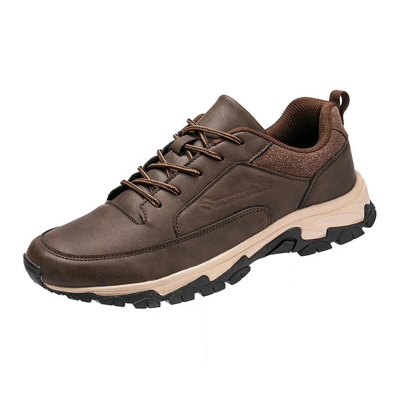 Men's Leather Casual Shoes Fashion Sneakers Outdoor Waterproof Athletic Trainer Tenis Masculino Zapatillas Deporte Plus Size 47