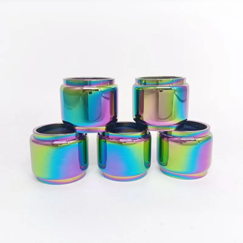 3PCS Rainbow Glass Tank For SMOK TFV16 tank 9ml / TFV16 Lite tank 5ml / TFV18 Tank 7.5ml / Morph 2 kit 7.5ml / TFV12 PRINCE 8ml