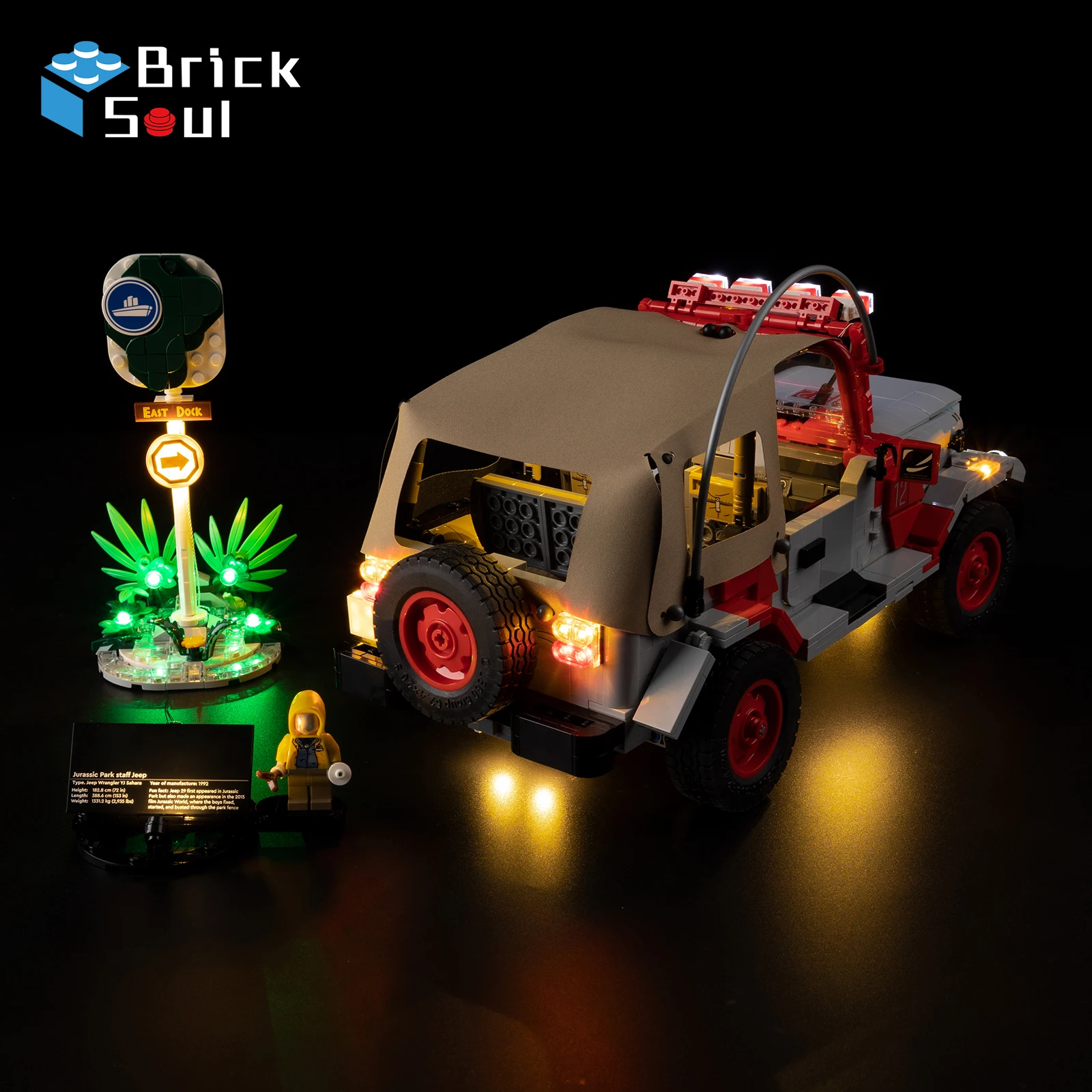 Kit di illuminazione a LED Bri - Model Kit Jurassic Park recensione e prezzo