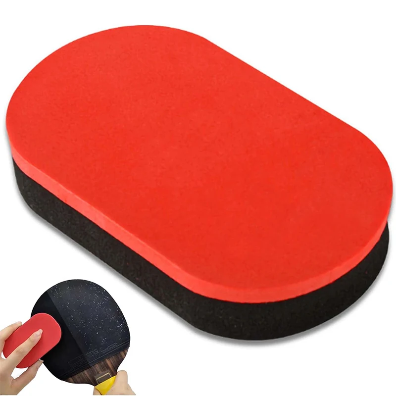 

EVA High Density Red/Black Soft Sponge Cleaner for Table Tennis Bat Anti-Dust Durable Wash Sponge Pad Care PingPong Accessories