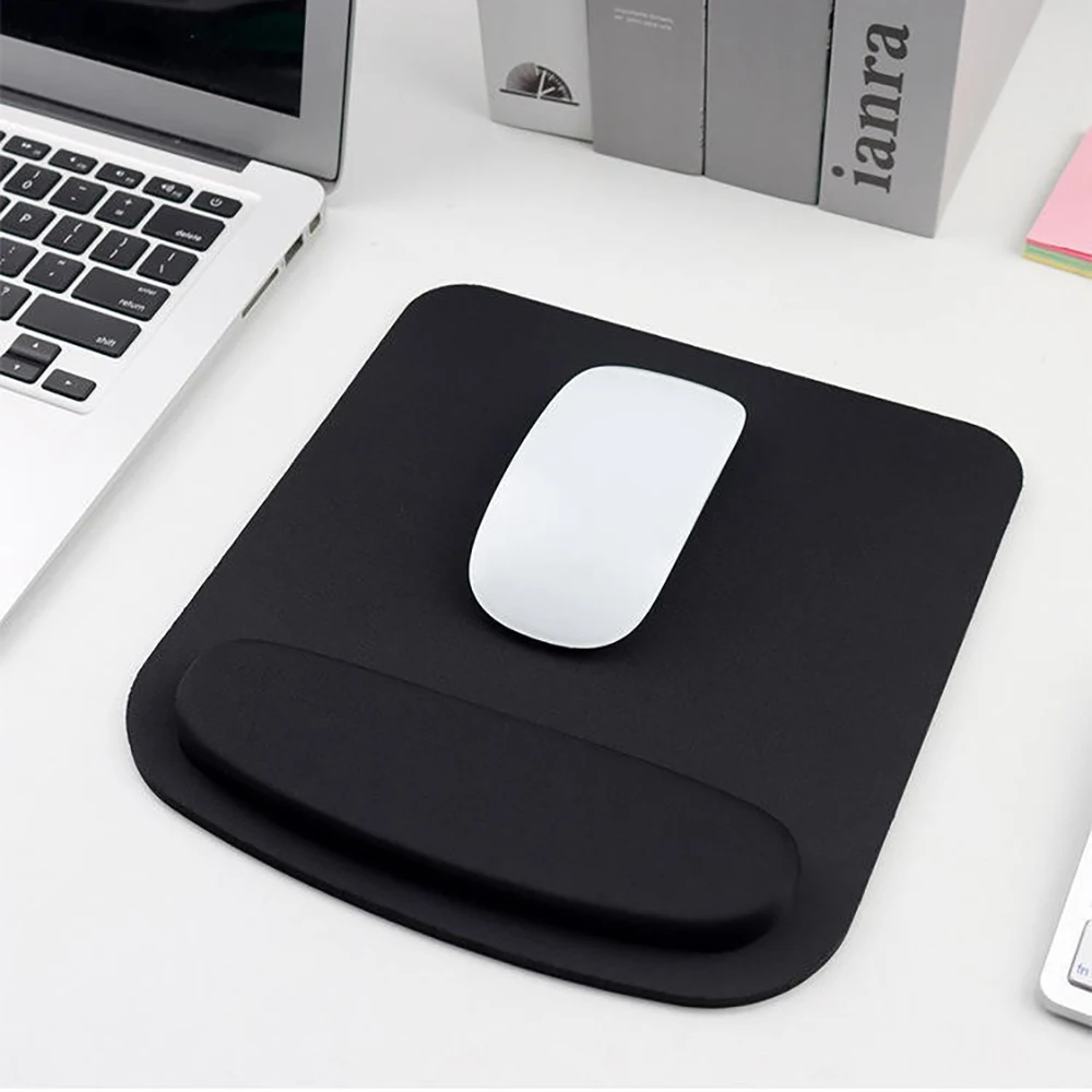 

Wristband Mouse Pad 230x210mm Square Thicker EVA Solid Color Sponge Mousepad Hand Rest Cloth Face Computer PC Mice Mat Coaster