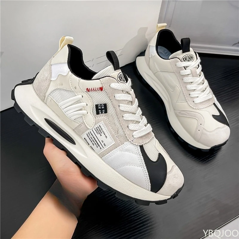 おしゃれなウォーキングシューズ メンズ 厚底シューズ 軽量スニーカー メンズ カジュアル 快適 プラットフォーム トレンド 厚底スニーカー