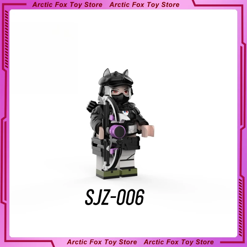 

4cm Delta Force Game Figure Peripheral PVC Model Building Block Builders Desktop Decoration Ornaments Kids Birthday Gifts Toys
