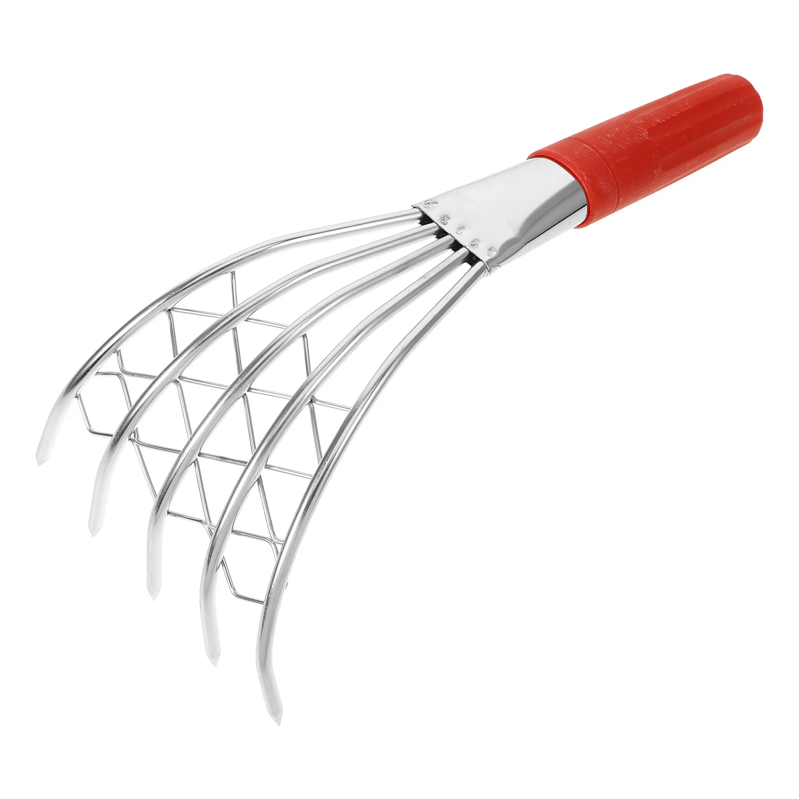 

Kids Rake Steel Handheld Clam Rake Beach Shell Digging Tool Metal Claw Style Garden Digger Home Use Reliable Shell Scooper