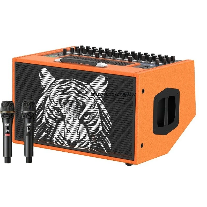 Active Speakers Audio Sound System Professional Music 500W Battery Power Street Bass Amplifier Loud Speakers with Mic bluetooth
