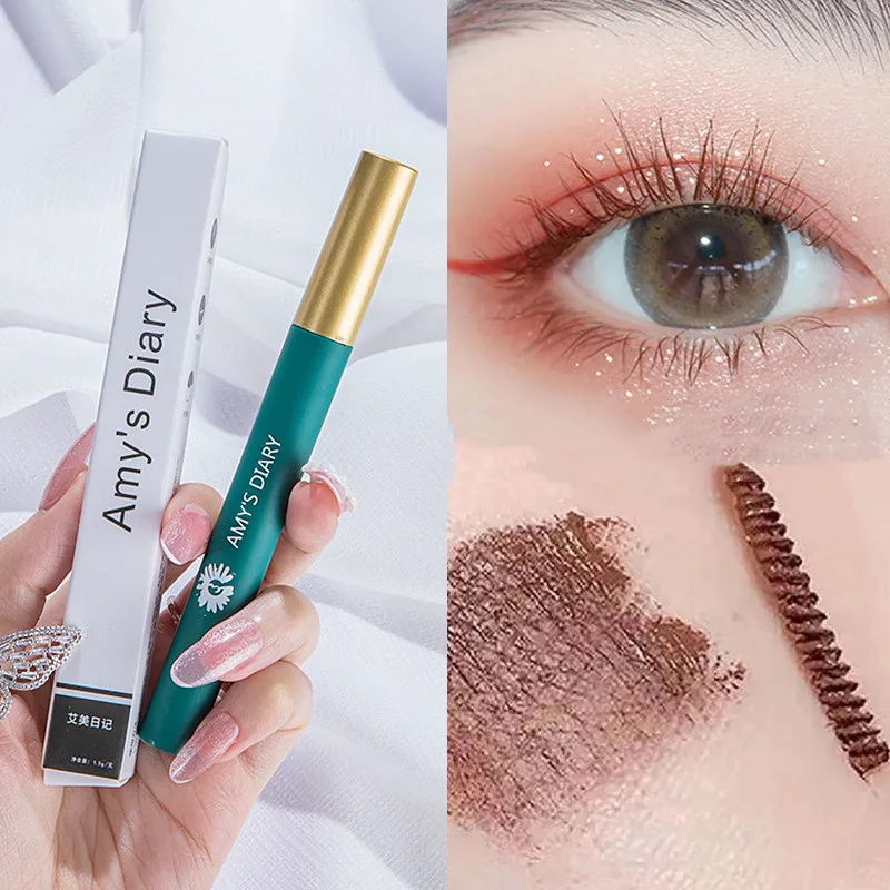 Ultra-fine Small Brush Head Mascara Lengthening Black 3D Lash Eyelash Extension Eye Lashes Long-wearing Get Thick Fine Curled