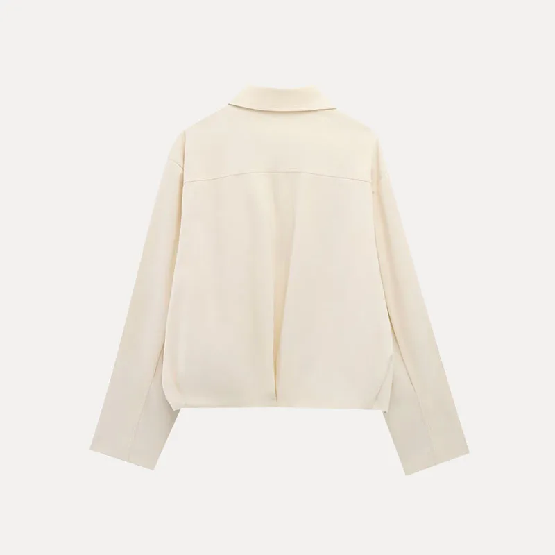 

Spring 2025 Women's Pilot Jaet Zipper Collar Coat Polyester Fiber 00% New Sle 598 Outerwear Z Brand