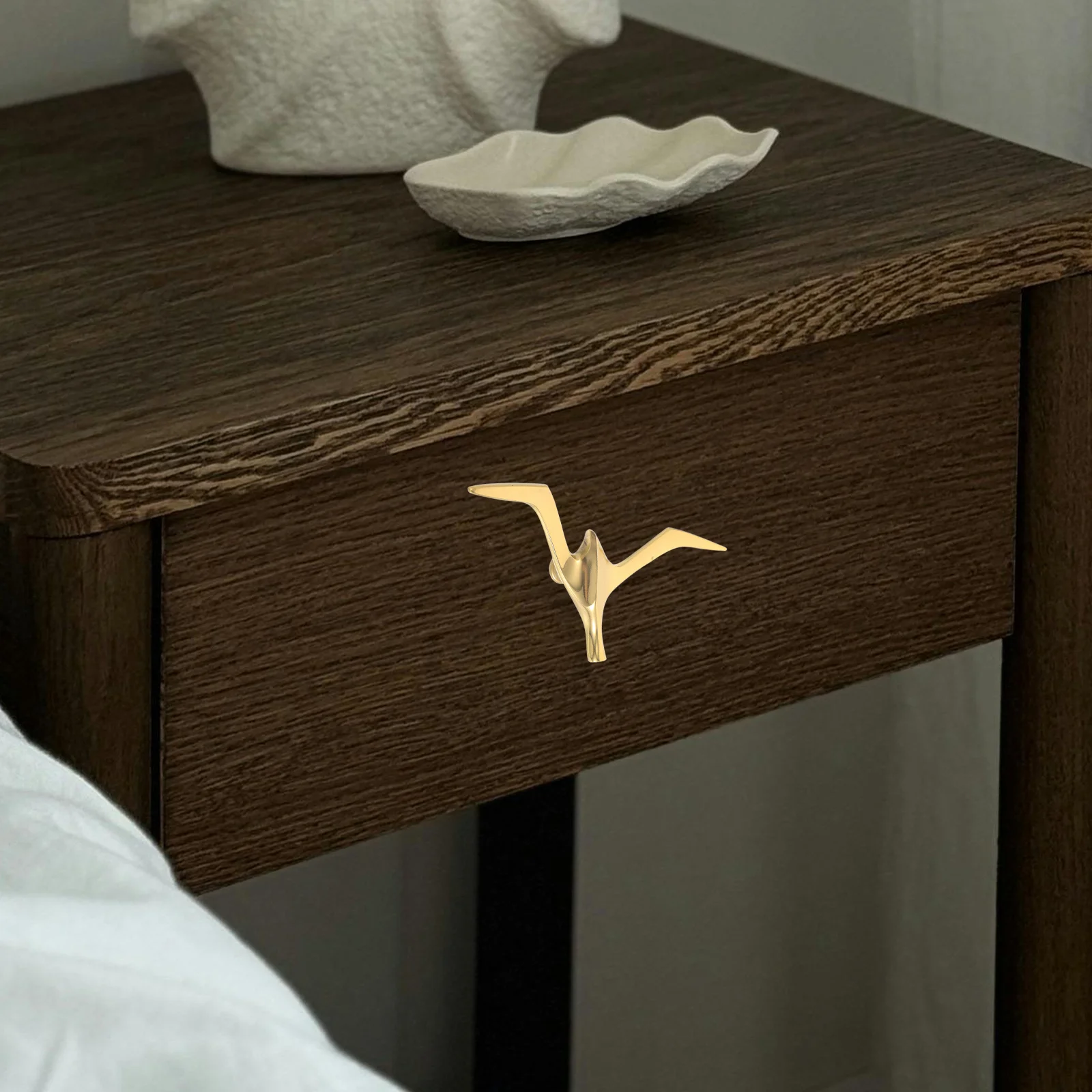 

Vintage Brass Seagull Drawer Pulls Elegant Coastal Cabinet Handles for Kitchen Dresser Shoe Cabinet Decorative Hardware