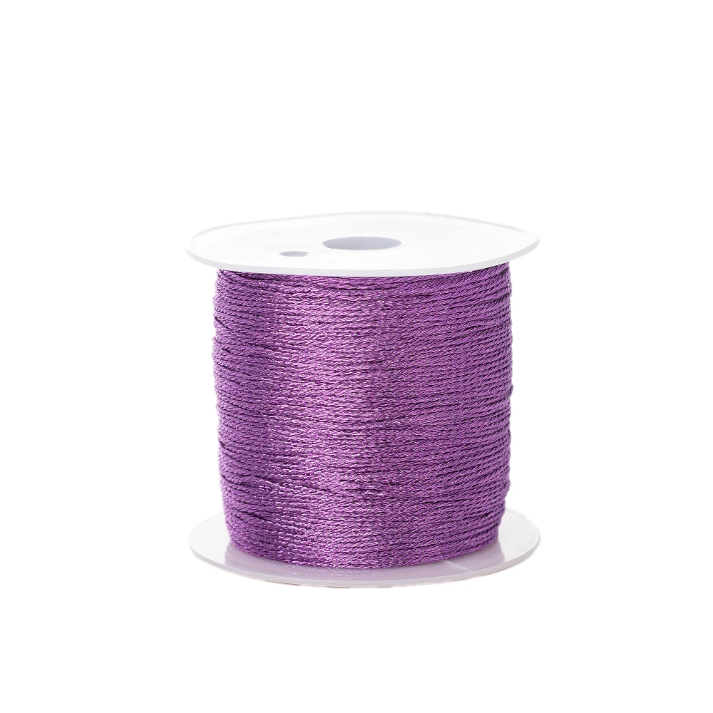 0,2mm/m Nylon Roségold Silber Perlen Faden Schnur Schnur für DIY Herstellung Armband Halskette hand gefertigte Makramee Bastel zubehör