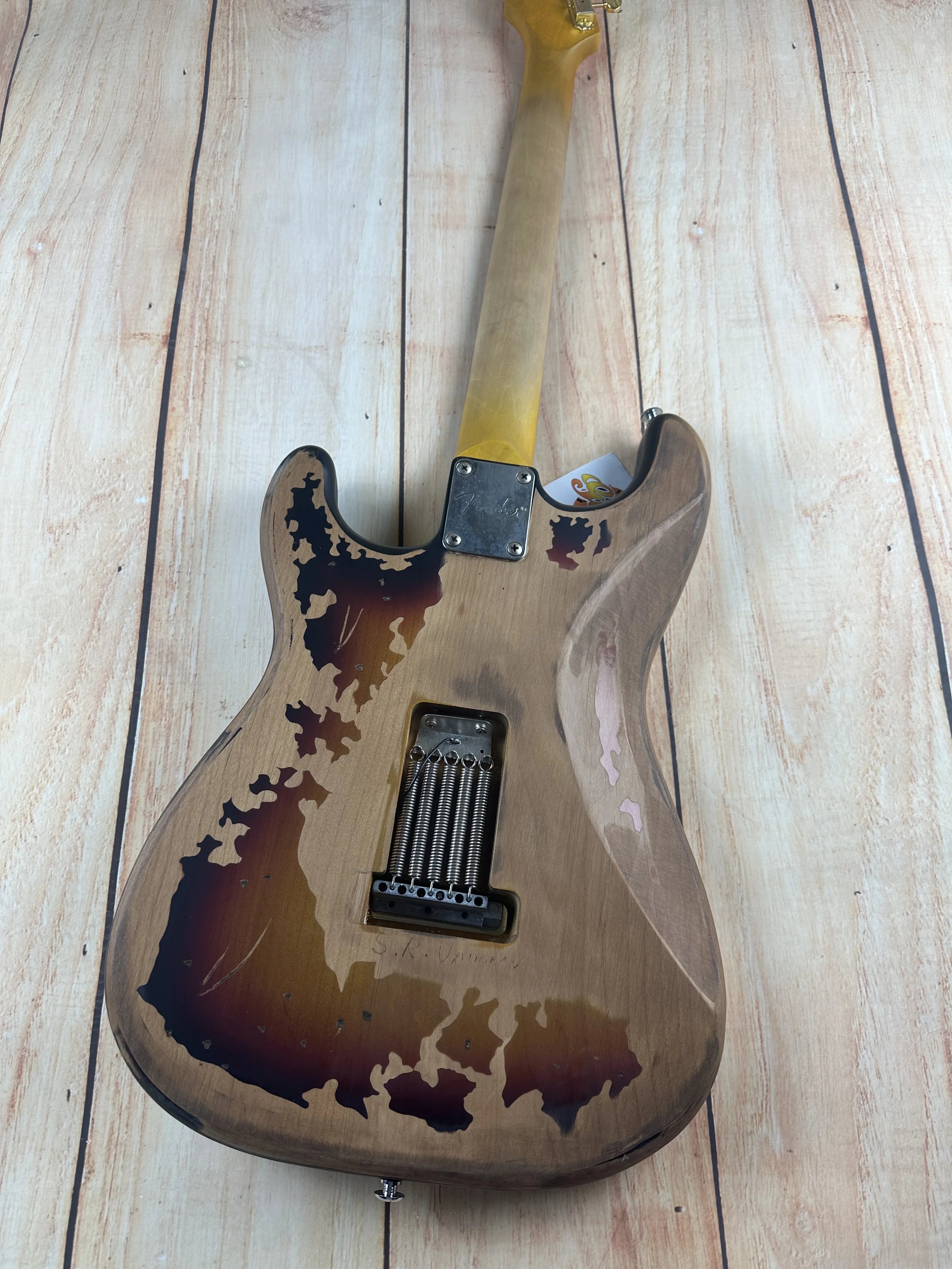 Made old electric guitar, imported alder body, gold accessories, handwritten signature, in stock, lightning free shipping