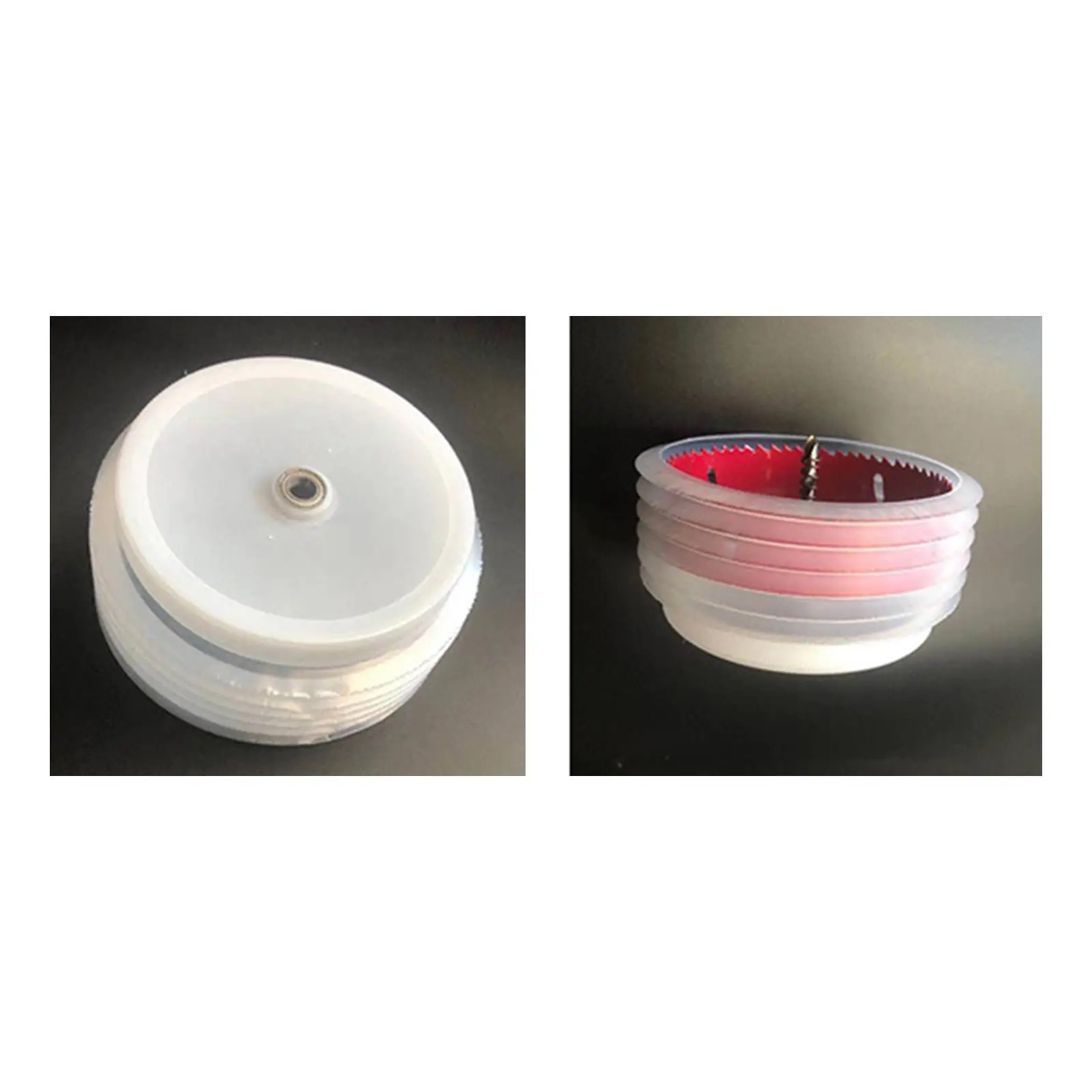 Hammer Drill Dust Collector Bowl for Electric Hole Opener Fits Ceiling Drywall Gypsum Board Dustproof Drill Tool Accessory