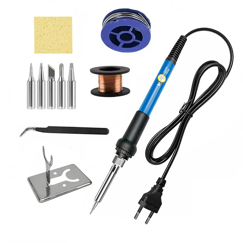 

Adjustable Temperature Electric Soldering Iron 220V 60W Multifunctional Welding Solder Rework Station Heat Repair Tools