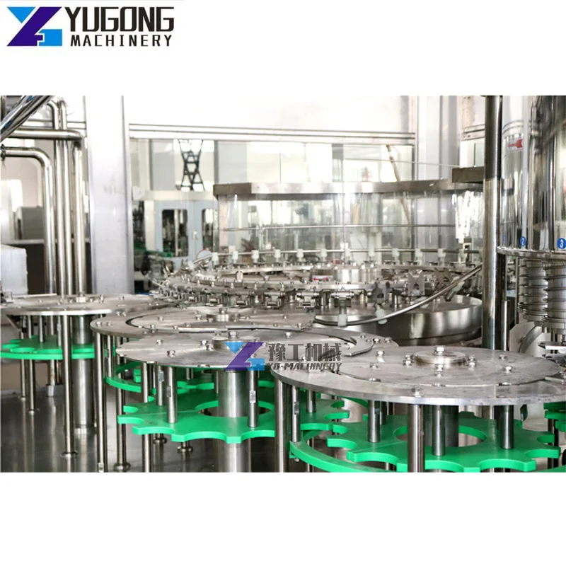 Automatic Water Filling Production Line Energy Drink Vitamin Water Bottle Filling Production Line