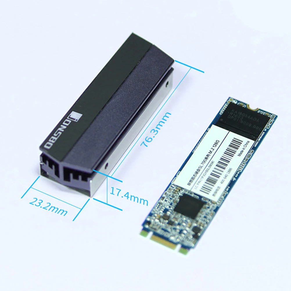 

Solid State Hard Disk Radiator SSD Heat Sink M2 2280 Cooling Pad Thermal Conductive Aluminum Heatsink Durable Use
