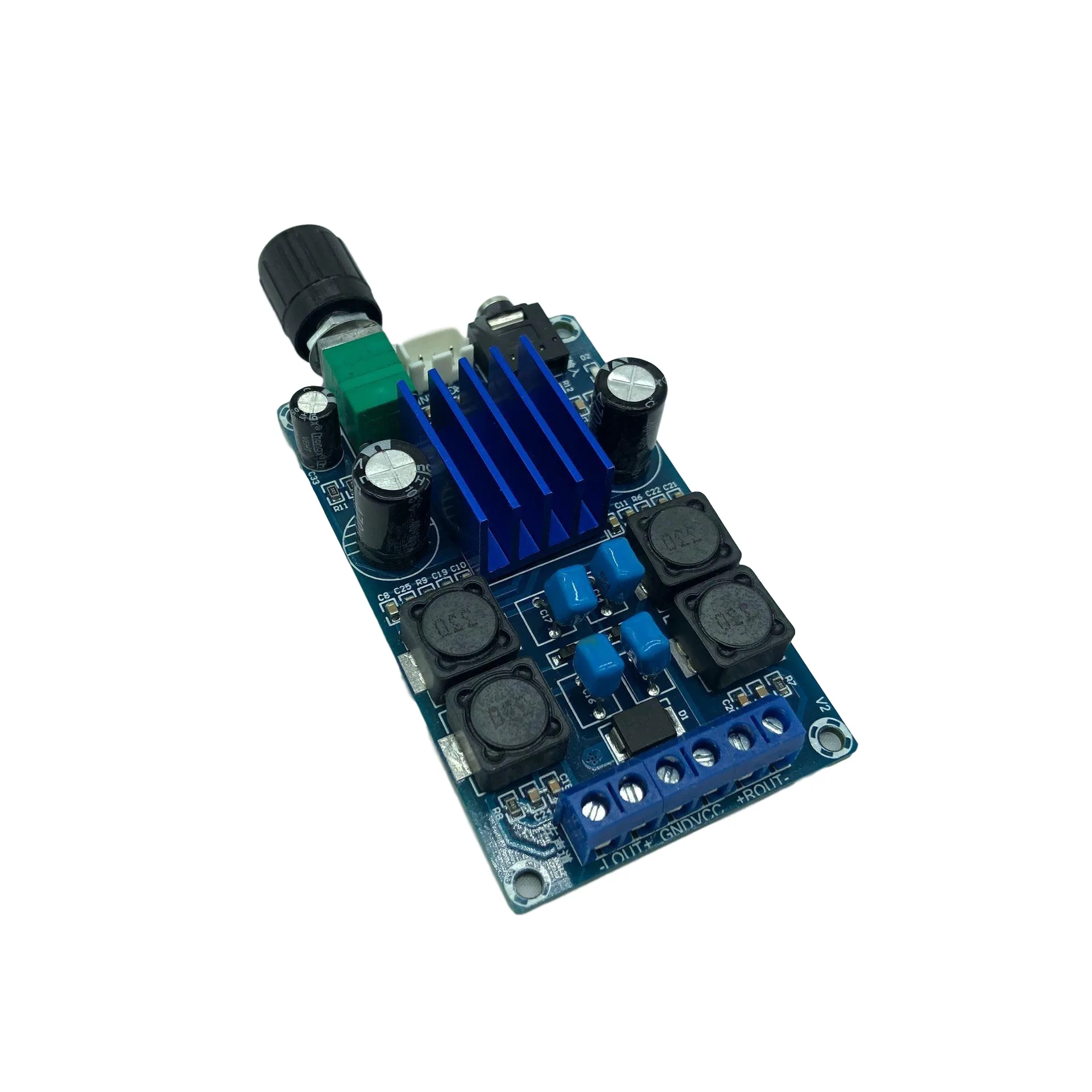 5V/12V/24V Wide Voltage Amplifier Board | XH-M589 TPA3116D2 High-Power Digital Audio Amp