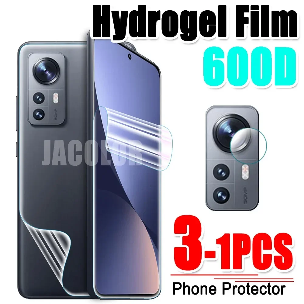 1-3PCS Hydrogel Film For Xiaomi 12S 12 S Pro Ultra 12X Screen Protector Camera Glass Xioami 12 X 12Pro 12SUltra 12SPro Water Gel