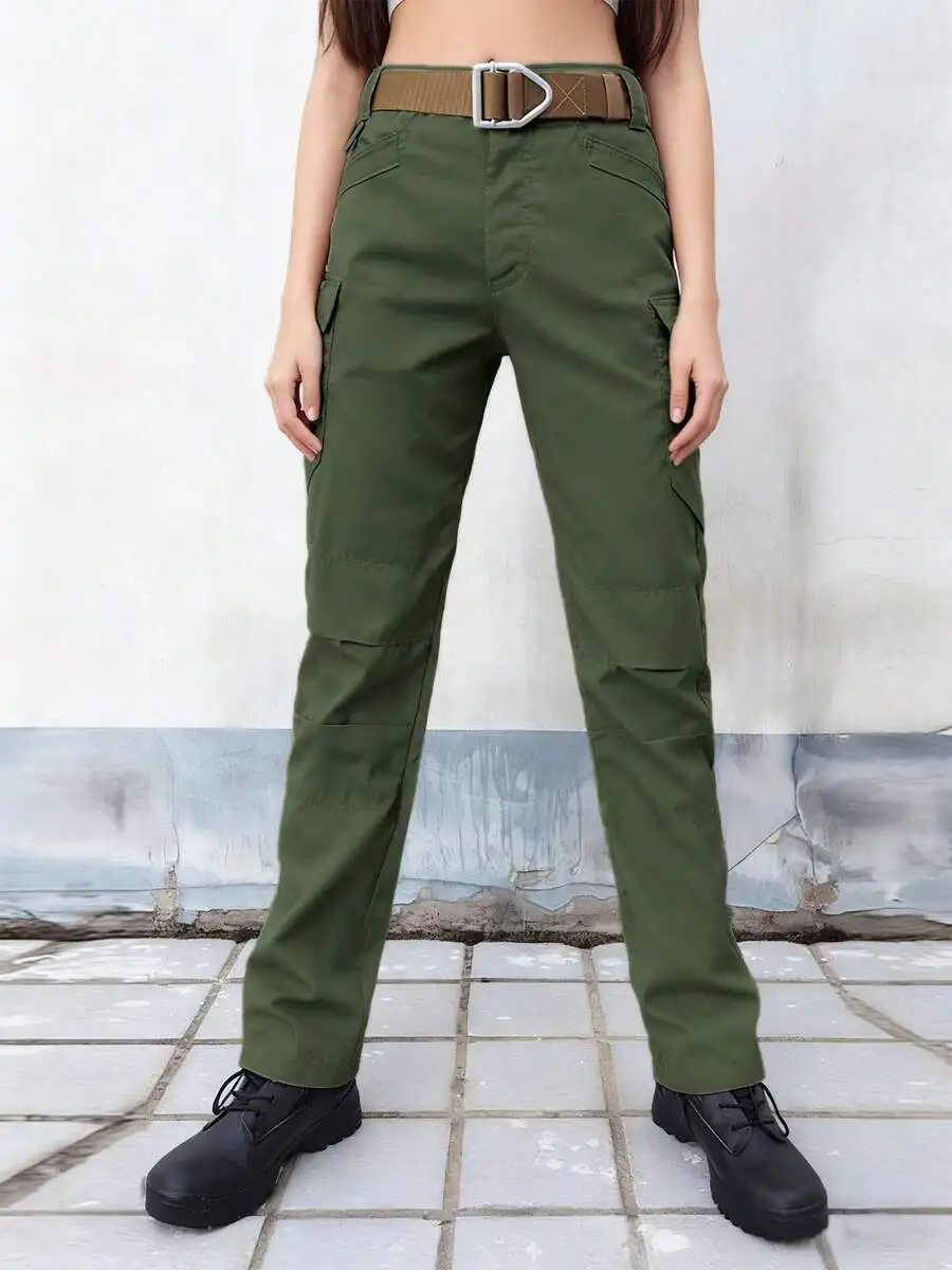 

Cargo Pants For Men Spring Loose Straight Military Style Casual Pants