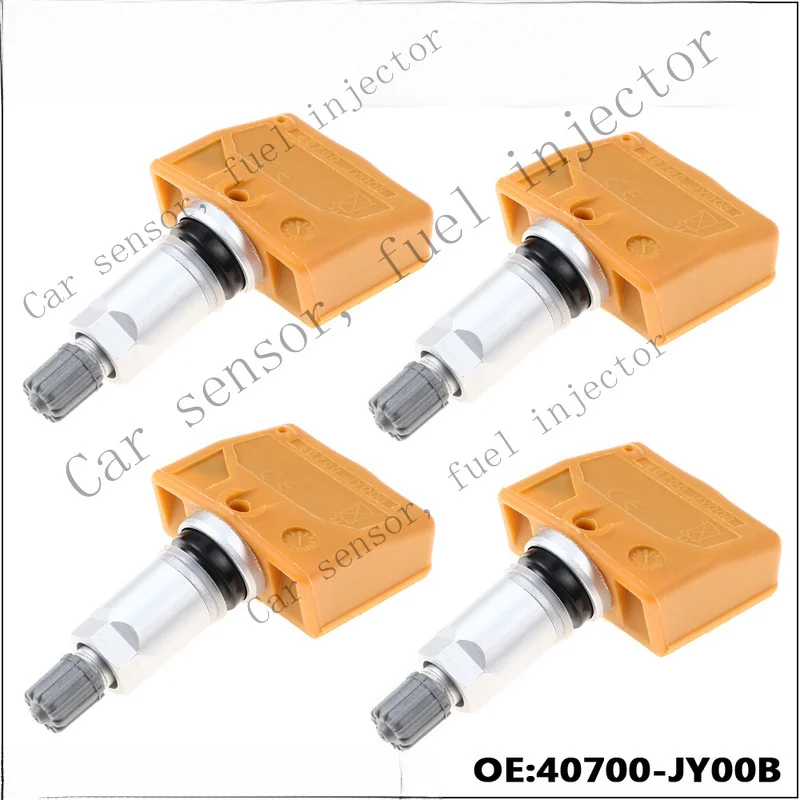 Q+ 4X Tire Pressure Sensors TPMS For Nissan NV200 Qashqai X-Trail 40700-JY00B