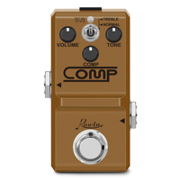ROWIN Comp Electric Guitar Effects Pedal Comp Compression Effect Mini Size True Bypass LN-333 Pedal Electric Guitar Accessories