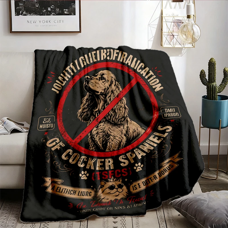 Society for The Eradication of Cocker Spaniels Flannel Blanket, Princess Donut Flannel Throw, Dungeon Crawler Carl