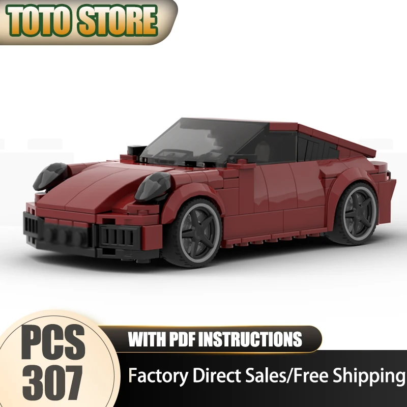 

Строительные кирпичи Moc 911, скоростные чемпионы, серия автомобилей, технология, модульные блоки гоночных автомобилей, подарки, рождественские игрушки, сборка своими руками