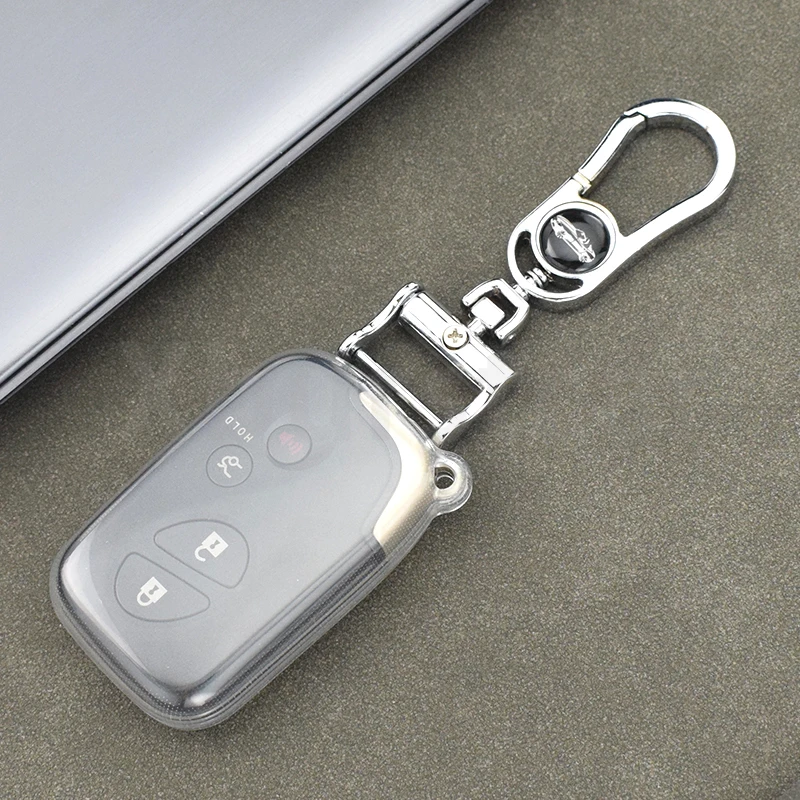 For Lexus RX270 ES240 ES350 LS460 GS300 450h 460h CT200H GX400 GX460 IS250 IS300C TPU Car Remote Key Case Cover Shell Fob Holder