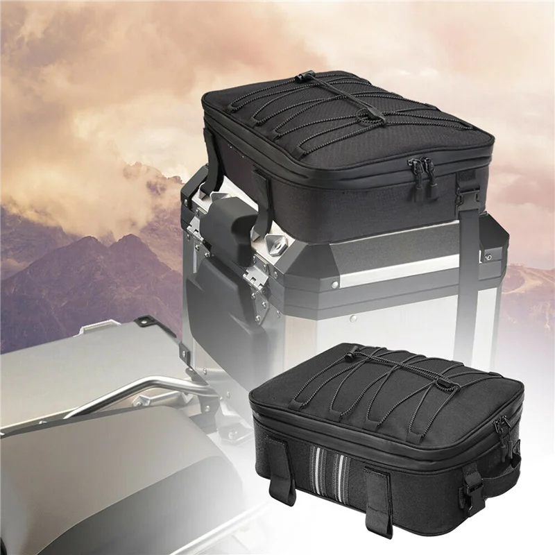 

3X Motorcycle Rear Seat Luggage Bag Tail Box Top Bag For BMW R1200GS R1250GS Accessories