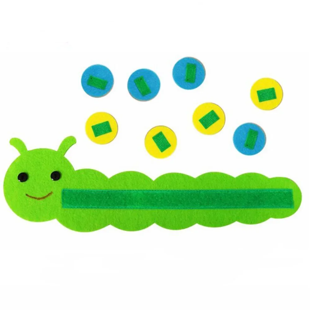 Montessori Materials Caterpillar DIY Math Toys Kids Toys Number Educational Learning Toys for Children Preschool Teaching Aids