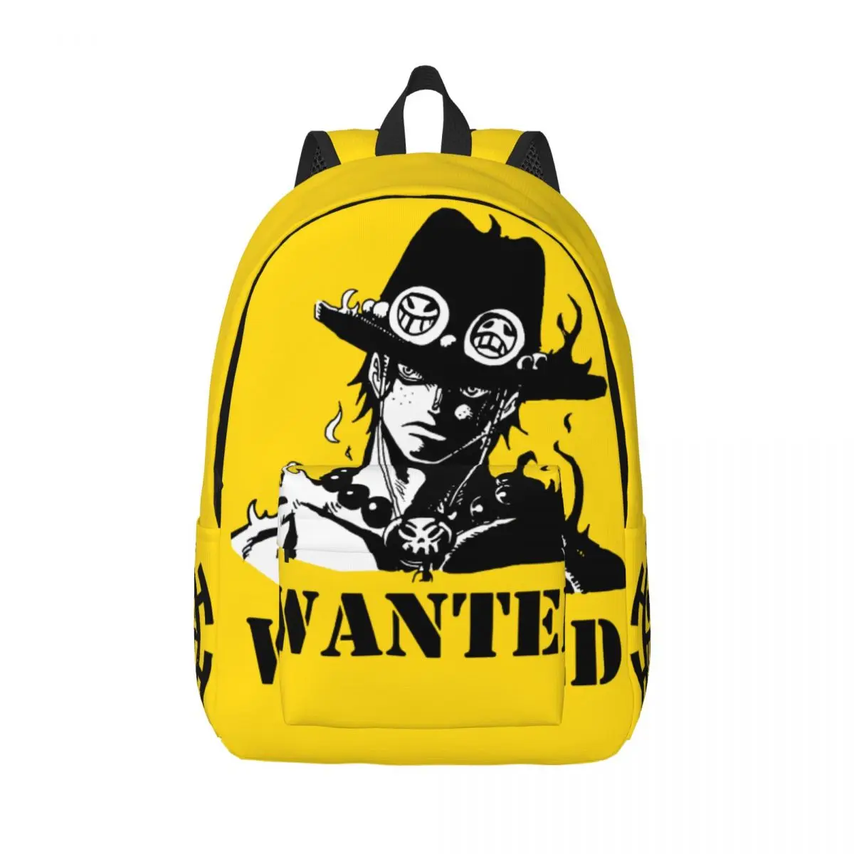 Birthday Japanese Anime Character Ace Zipper Closure Schoolbag ONE PIECE Casual Couple Rucksack Travel