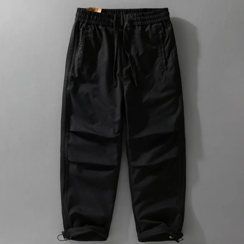 

Мужская удобная и модная рабочая одежда, парашютные брюки для походов на открытом воздухе, легкие, удобные, дышащие, свободные повседневные брюки.