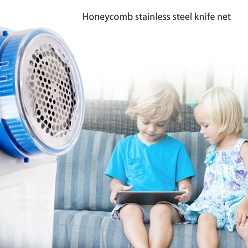 Электрическая бритва для удаления ворса с металлическими лезвиями, эффективно и быстро удаляет ворс с одежды, свитера, дивана,