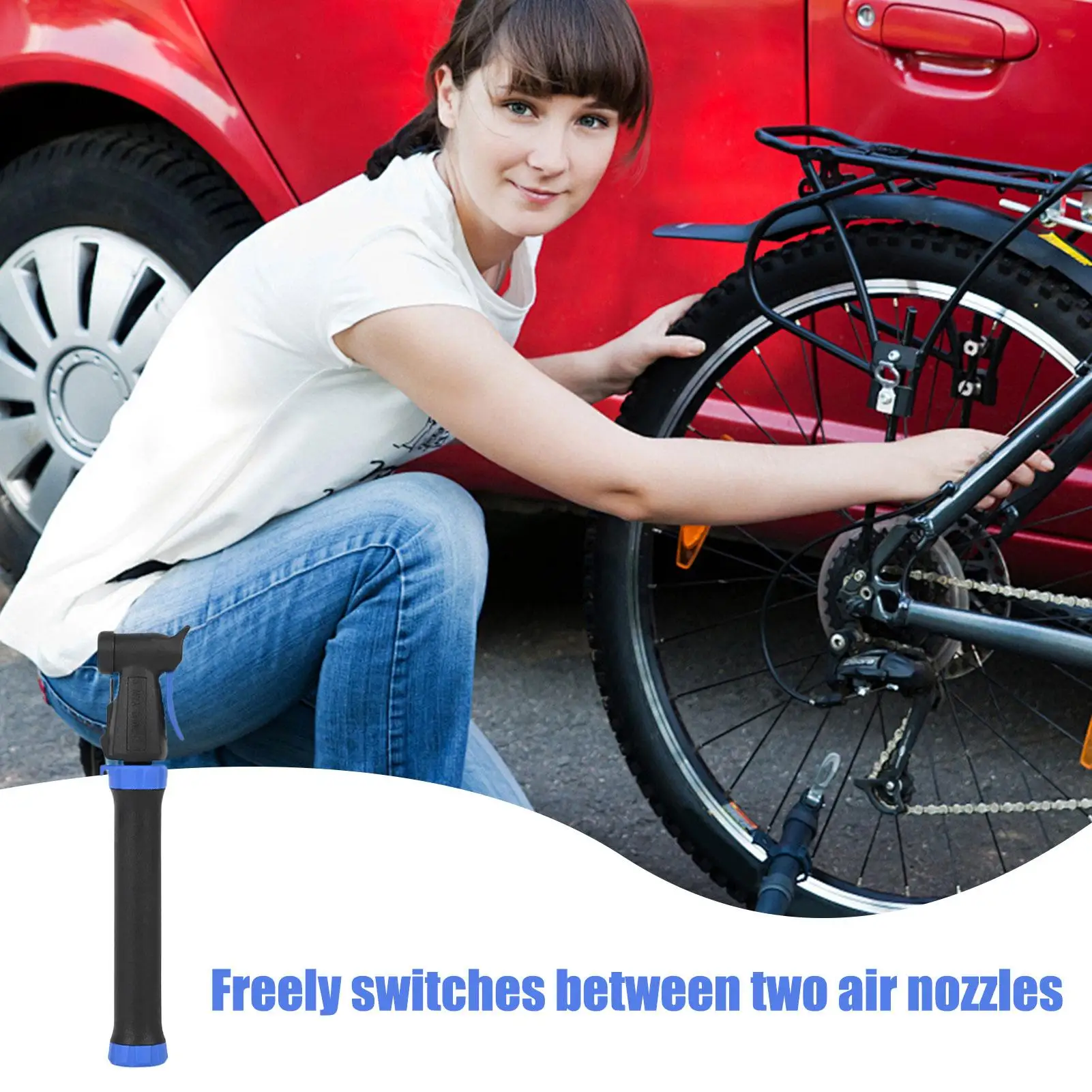 

Маленький велосипедный насос, маленький ручной насос, велосипедный насос, насос высокого давления, инструменты, велосипедные аксессуары для езды на велосипеде, гонок, дорожных путешествий