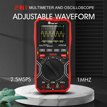 Vehicle mounted digital auto multimeter oscilloscope 2.5 Sampling sampling 1MHz Analog bandwidth 4000 counts REL MAX graphic multimeter meter