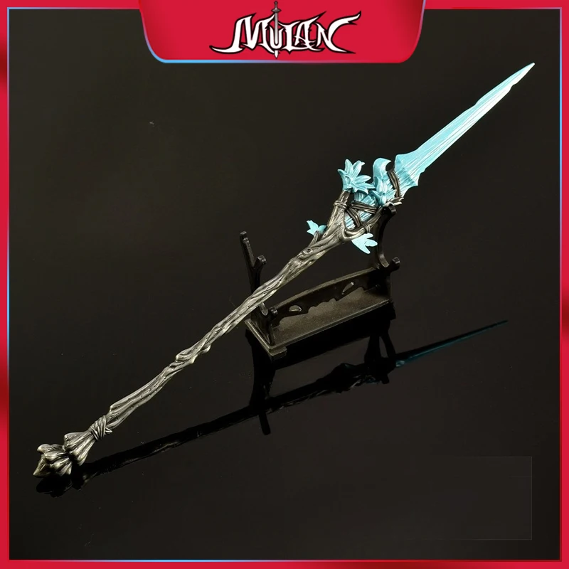 30 CM Eldenns Game Peripherals Spear of Dreams Metal Craft Weapon Model Collectible Desk Ornamnets Creative Gift for Boyfriend