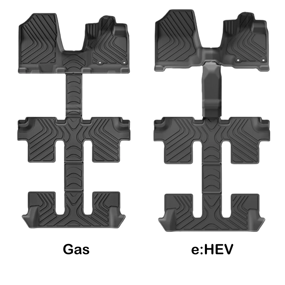 【6 seater】For Honda Freed RHD 2024-2025 TPE Floor Mats All-Weather Waterproof Car Mats Easy Clean Trunk Mat Freed eHEV Gas Jap