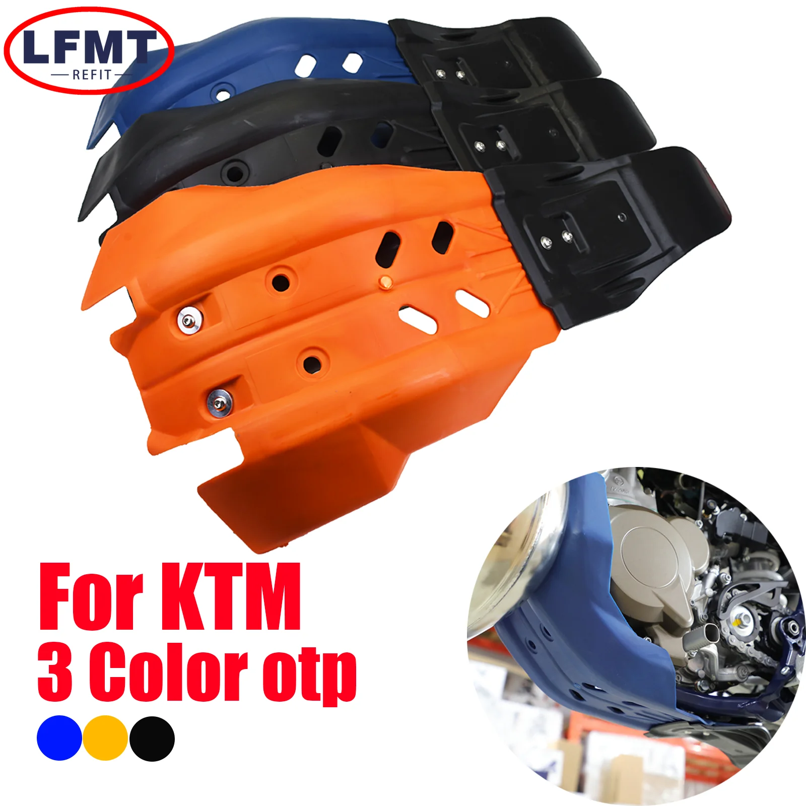 

For HUSQVARNA TE TC FE FC 300 2016–2023 For KTM EXC XC-F SX-F XCF 250 350 Motorcycle Engine shield Frame Protector Cover Guard