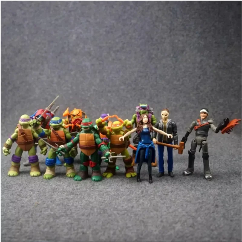 

Teenages Mutants Ninja Turtles Movable Joint Action Figure Raphael Leonardo Da Vinci Figure Model Doll Toys Collect Ornaments