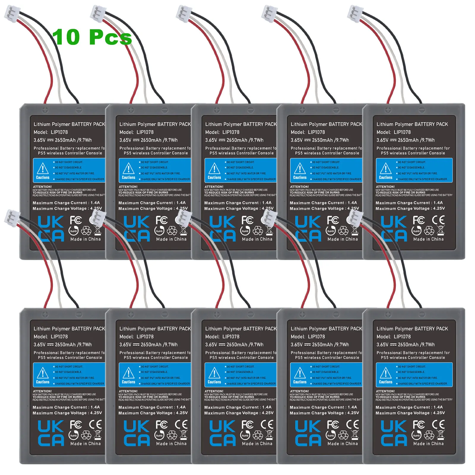 Variant: 10 pcs batteries