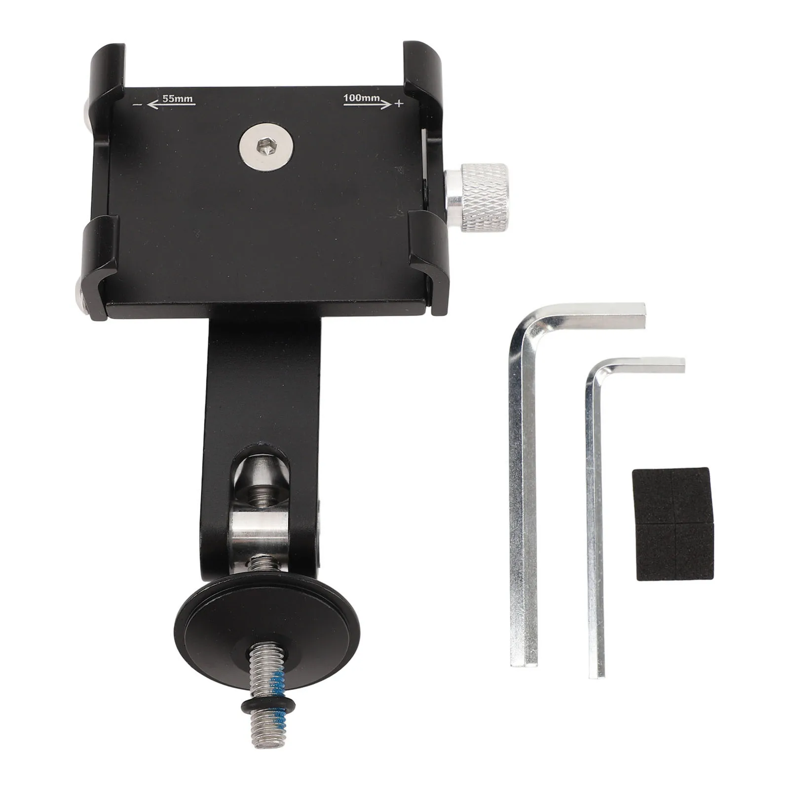 Telefoonhouder van aluminiumlegering, telefoonhouder met stuurpenbevestiging, geschikt voor racefietsen en mountainbikes.