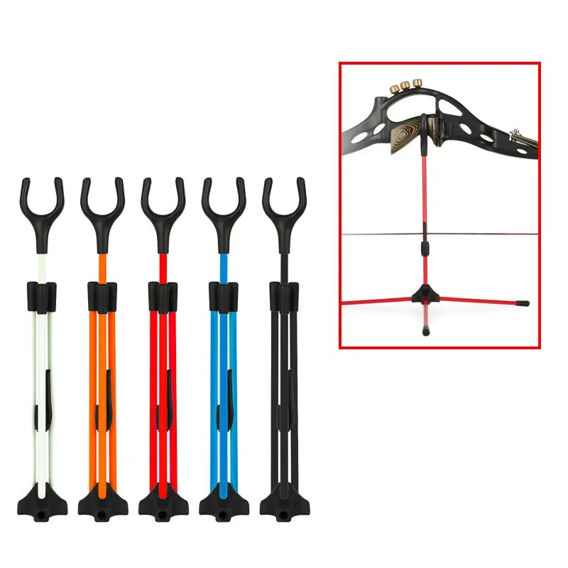 

Складная съемная подставка для лука из стекловолокна и пластика, портативный кронштейн-держатель для стрельбы из лука, для рекурсивного лука