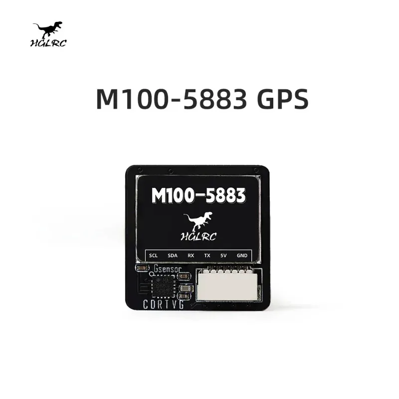 HGLRC M100 Mini GPS Module M10 10Hz 15x15mm Lightweight FPV Drone GPS for Tiny Quadcopter Fixed Wing Betaflight iNav Parts Spare