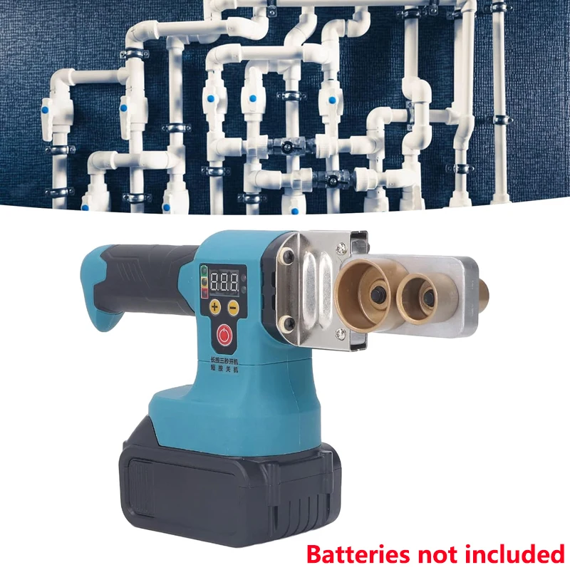 

Cordless Electric PPR Water Pipe Melter Plastic Welding Machine for Makita 18V Li-ion Battery Digital Display Hot Melt Device