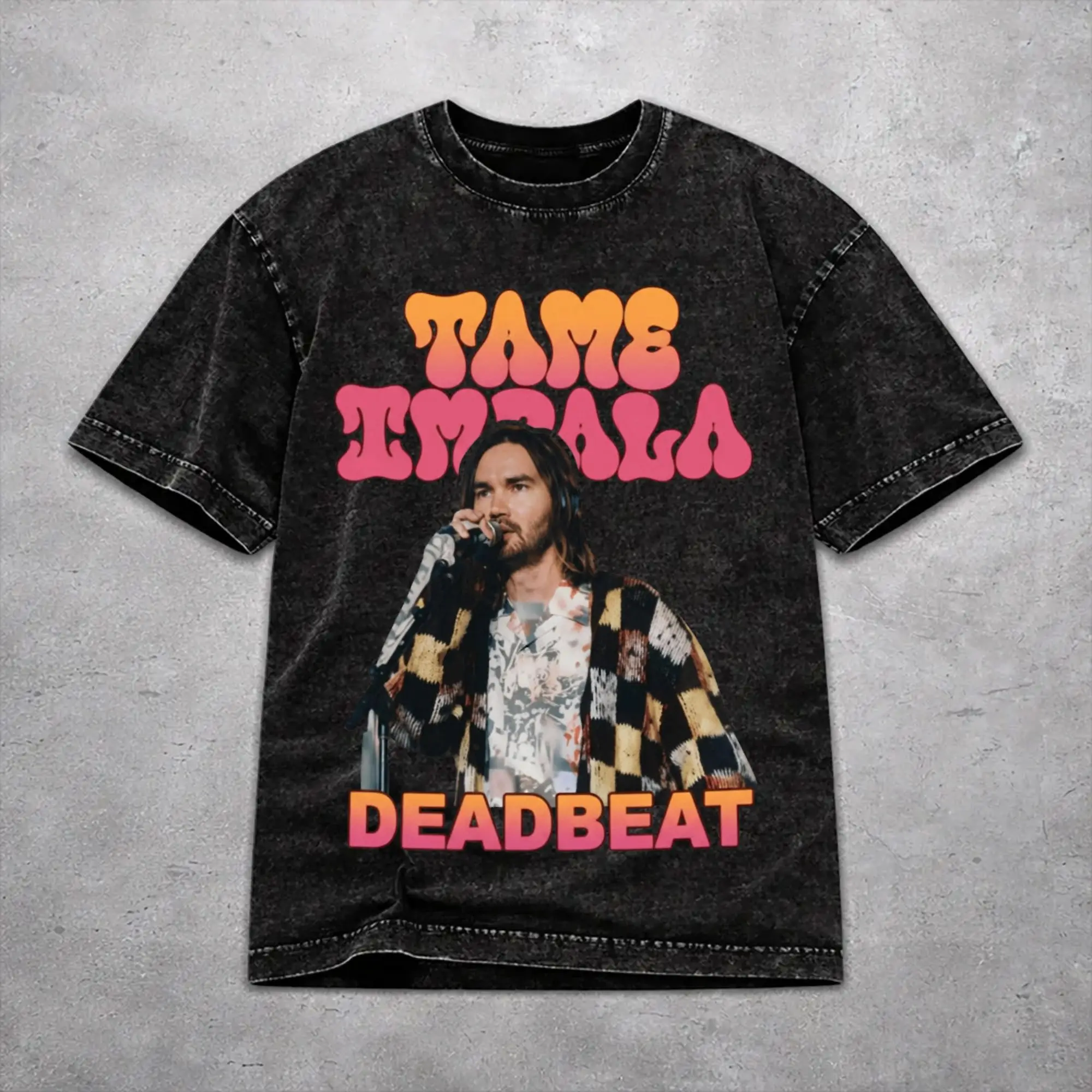 Men Women Tame Impala Deadbeat Tour 2026 Shirt Printed Vintage Washed  Harajuku T-Shirts