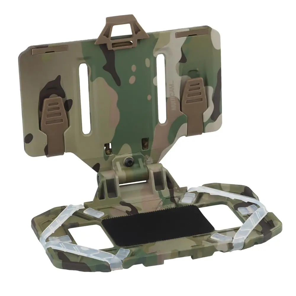 

Tactical MOLLE Mobile Phone Carrier Board,Folded Navigation Board Phone Holder Smartphone Holster Chest Cellphone Mount