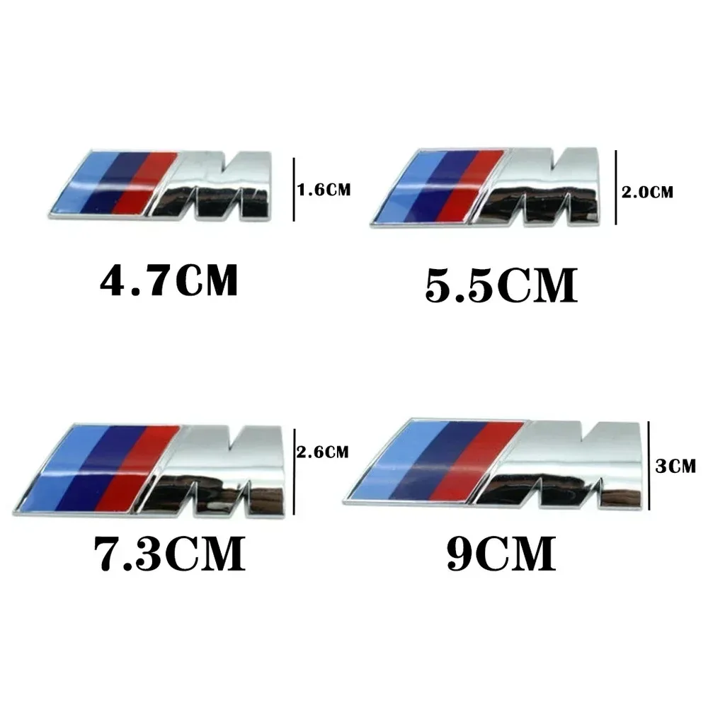 1pc 3D ABS Fender Emblem Rear Trunk Badge for BMW M Power X1 X2 X3 X5 X6 X7 F21 G20 M Sports Stickers Car Accessories