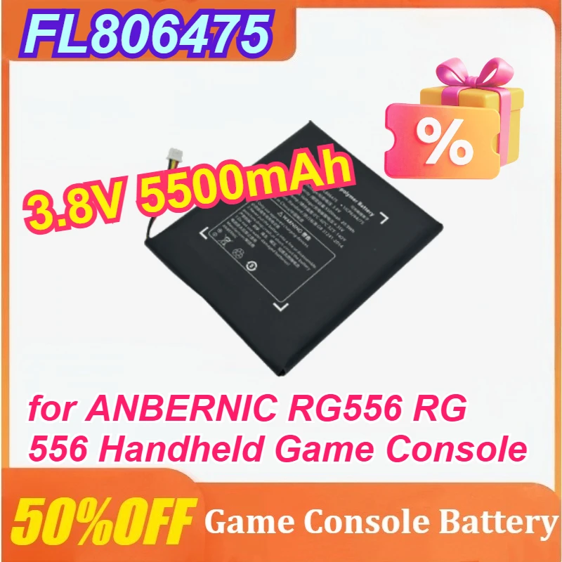

High-capacity FL806475 5500mAh Battery for ANBERNIC RG556 RG 556 Handheld Game Console Replacement Battery